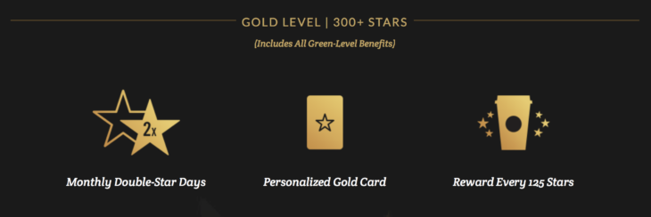 a gold card with a star on it