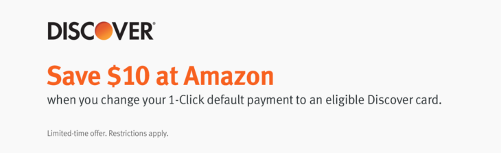 Amazon $10 Free With 1-Click Payment