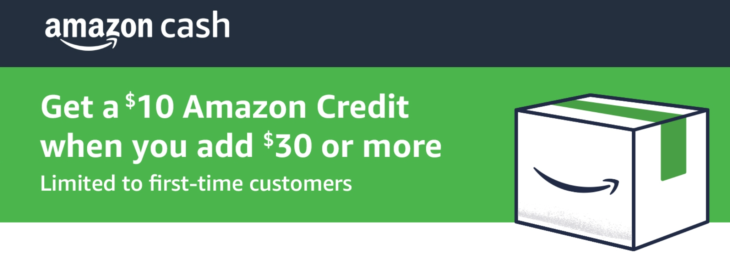 Amazon Cash Free $10 With $30 Load