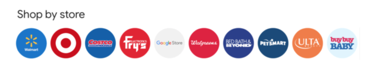 a group of logos in red and white