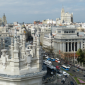 a city with many cars and buildings