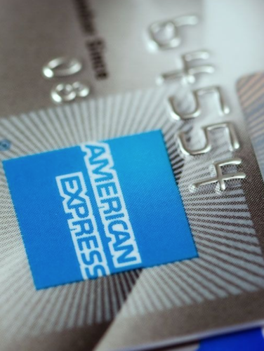 close up of a credit card