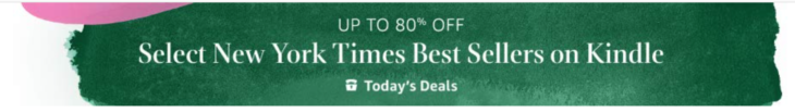 Amazon Up To 80% Off Kindle eBooks NY Times Best Sellers