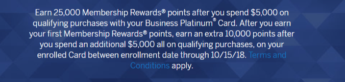 American Express Up To 35,000 Bonus MR Points With Spend