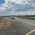 airplanes on a runway