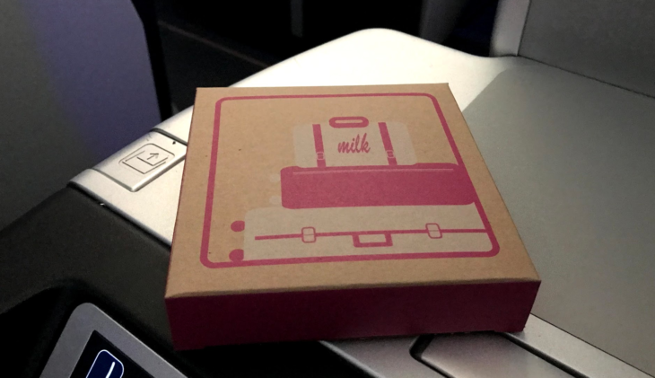 a box on a laptop