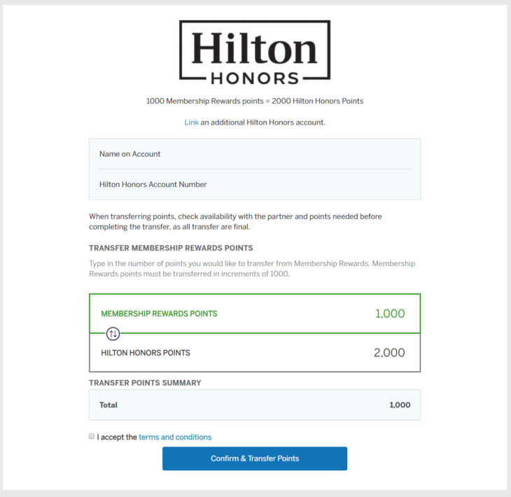 a screenshot of a member rewards account