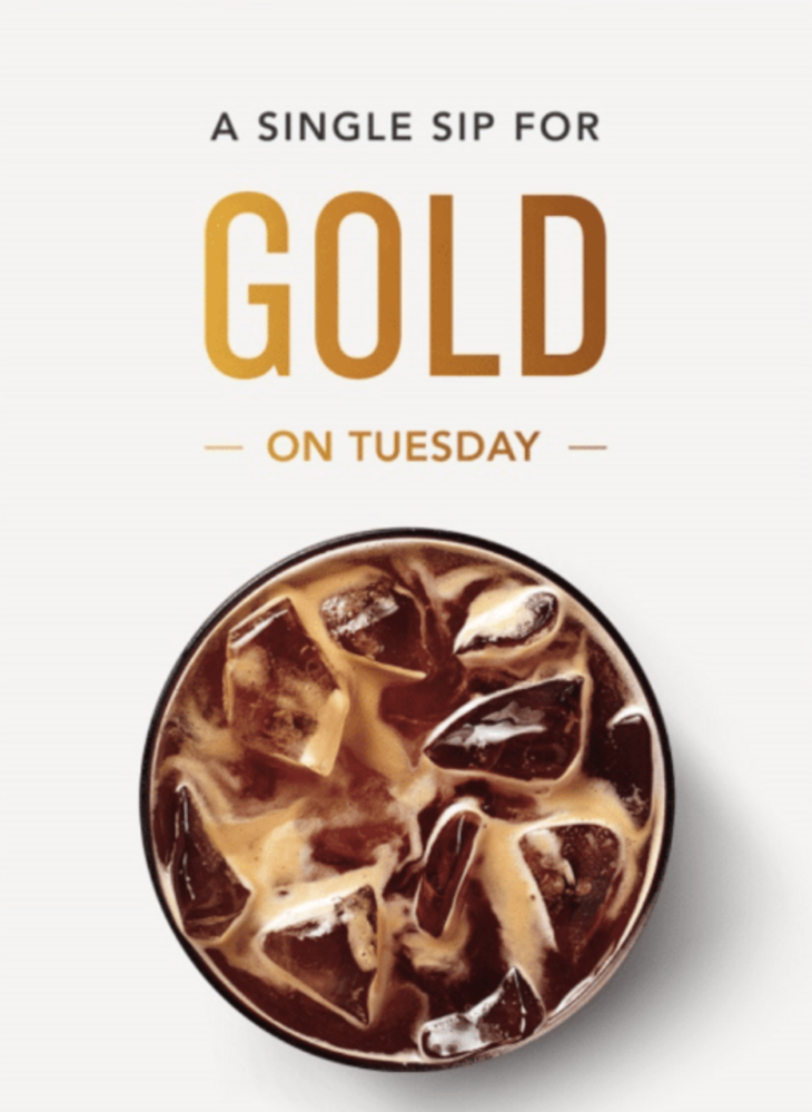Easy! Starbucks Gold With 1 Purchase Today! (targeted)