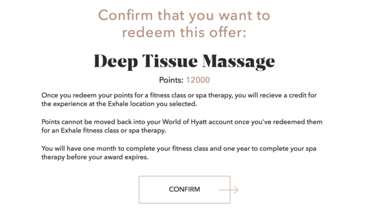 a screenshot of a massage program