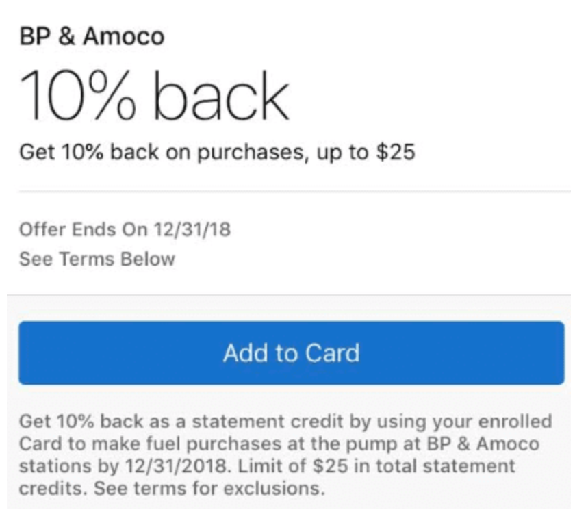 New Gas Offer From Amex! Points Miles & Martinis