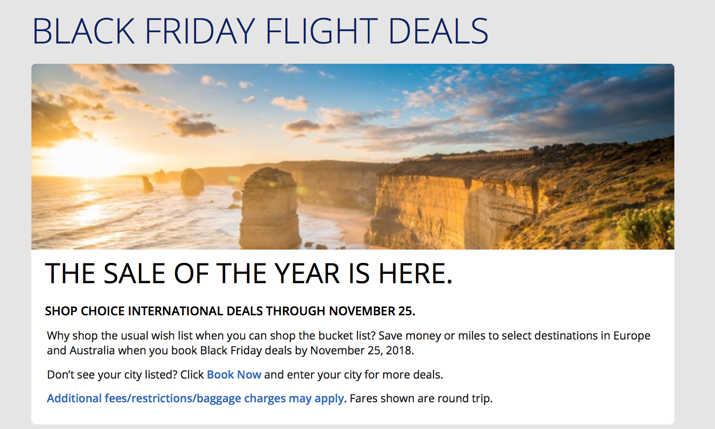 Delta Black Friday Sale! Points Miles & Martinis