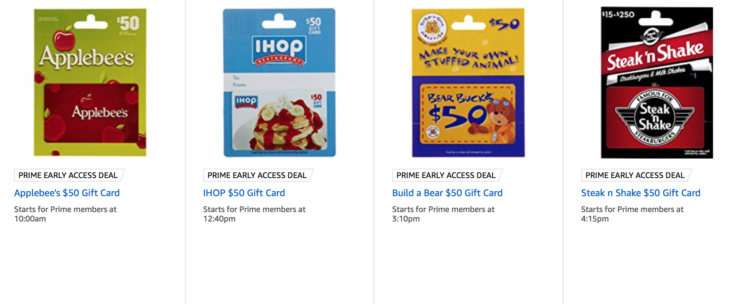 Amazon Gift Card Deals Round Up