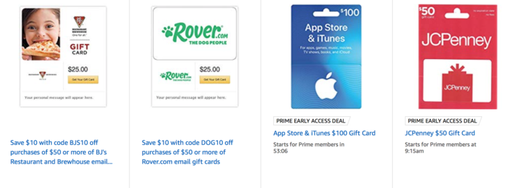 a screenshot of a gift card