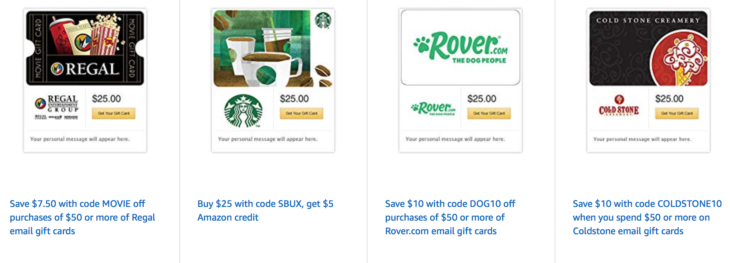 a screenshot of a gift card