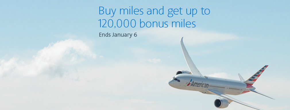 Earn 120,000 Bonus American AAdvantage Miles - Points Miles & Martinis