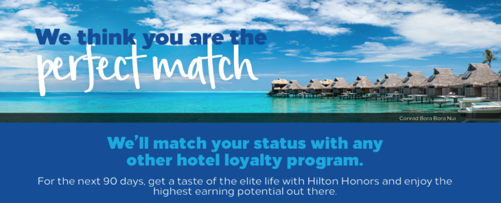 Hilton Status Match