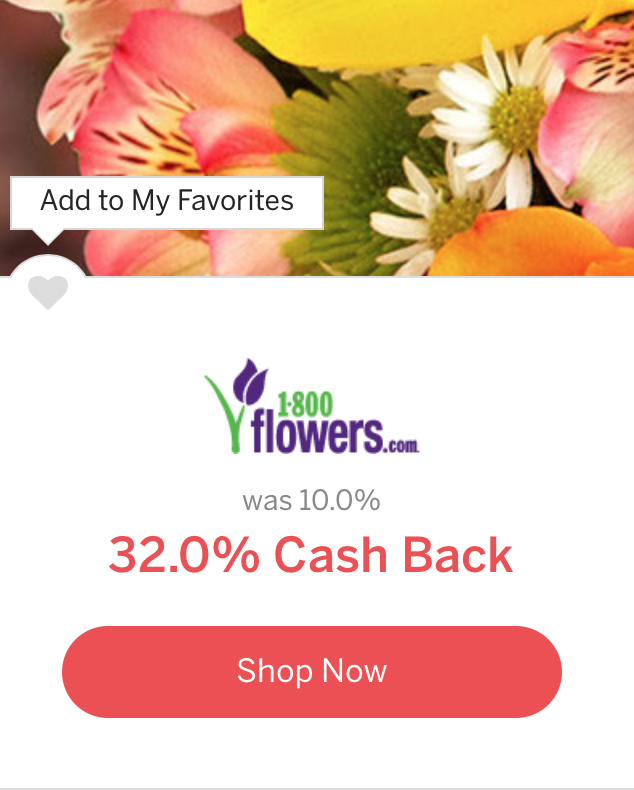 Ebates Offering Crazy 32% Cash Back On Valentine's Flowers!