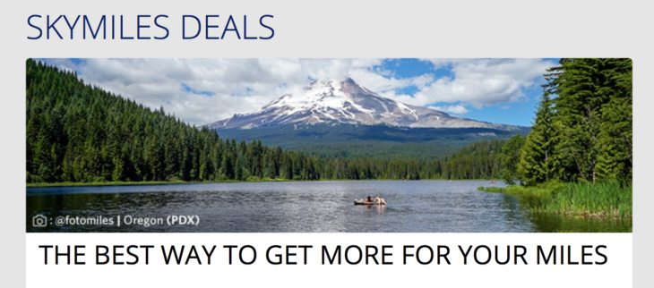 Delta Award Sale From 12,000 Miles