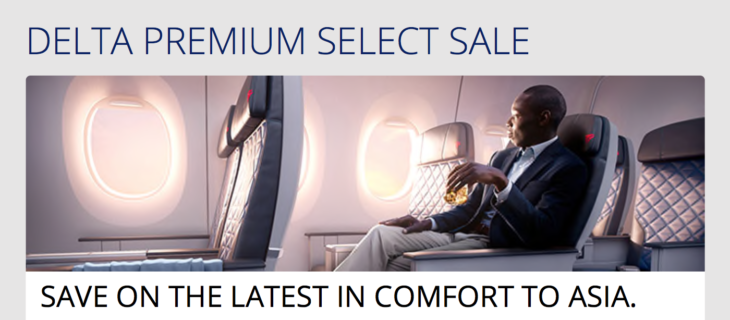 Delta Premium Select Award Sale To Asia
