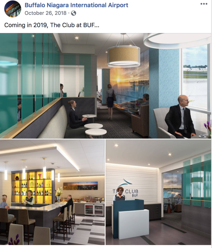 New Lounge For Priority Pass The Club At BUF