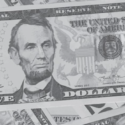 a close-up of a dollar bill