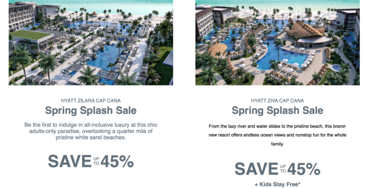 45% Off Plus Kids Stay Free Hyatt Zika Cap Cana All Inclusive Sale