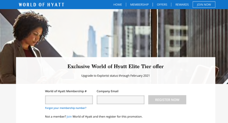 Hyatt Elite Status Trial For Corporate Travelers