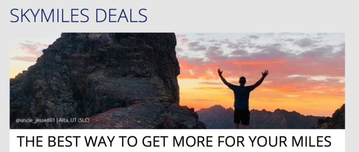 Delta Flash Award Sale From 11,000 Miles