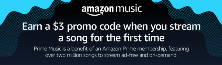 Amazon $3 Free When Stream Song 1st Time