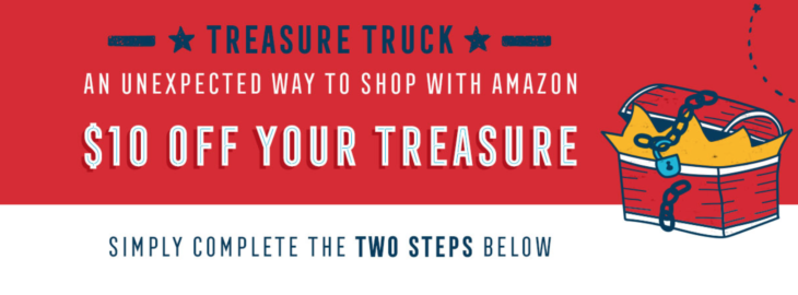 $10 Off Amazon Treasure Truck