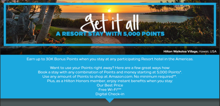 Hilton Up To 30k Bonus Points (targeted?)