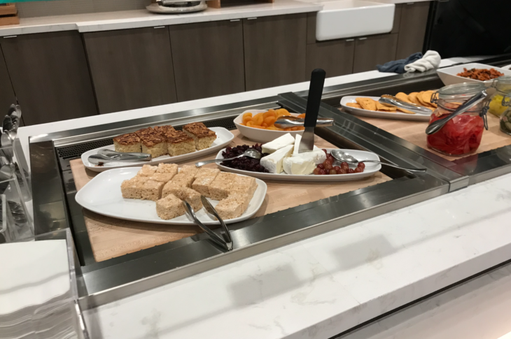 a tray of food on a counter