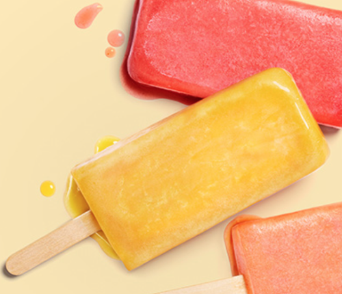a group of popsicles on a stick