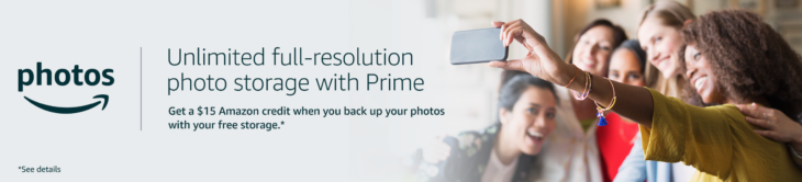 Amazon Free $15 Credit When Back Up Photos