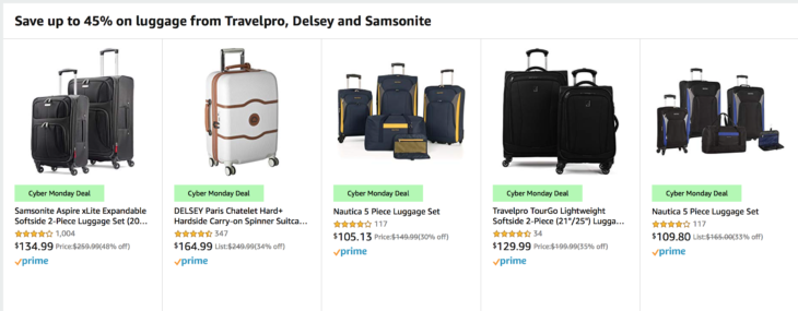 Amazon Deals On Luggage! - Points Miles & Martinis