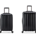 a couple of black luggage