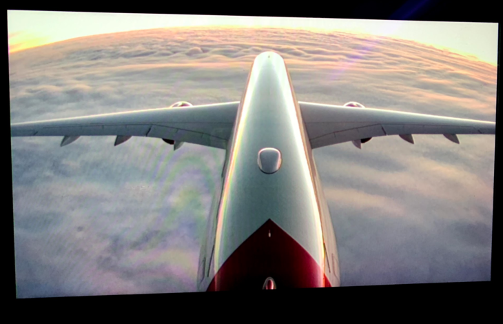 the wing of an airplane above the clouds