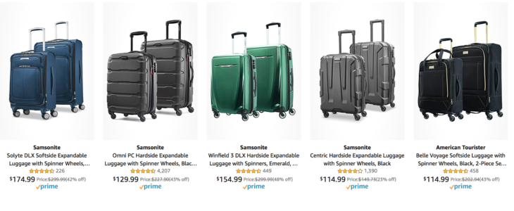 Samsonite on cheap air 3