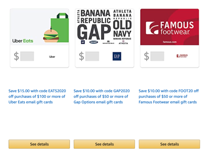 a screenshot of a gift card