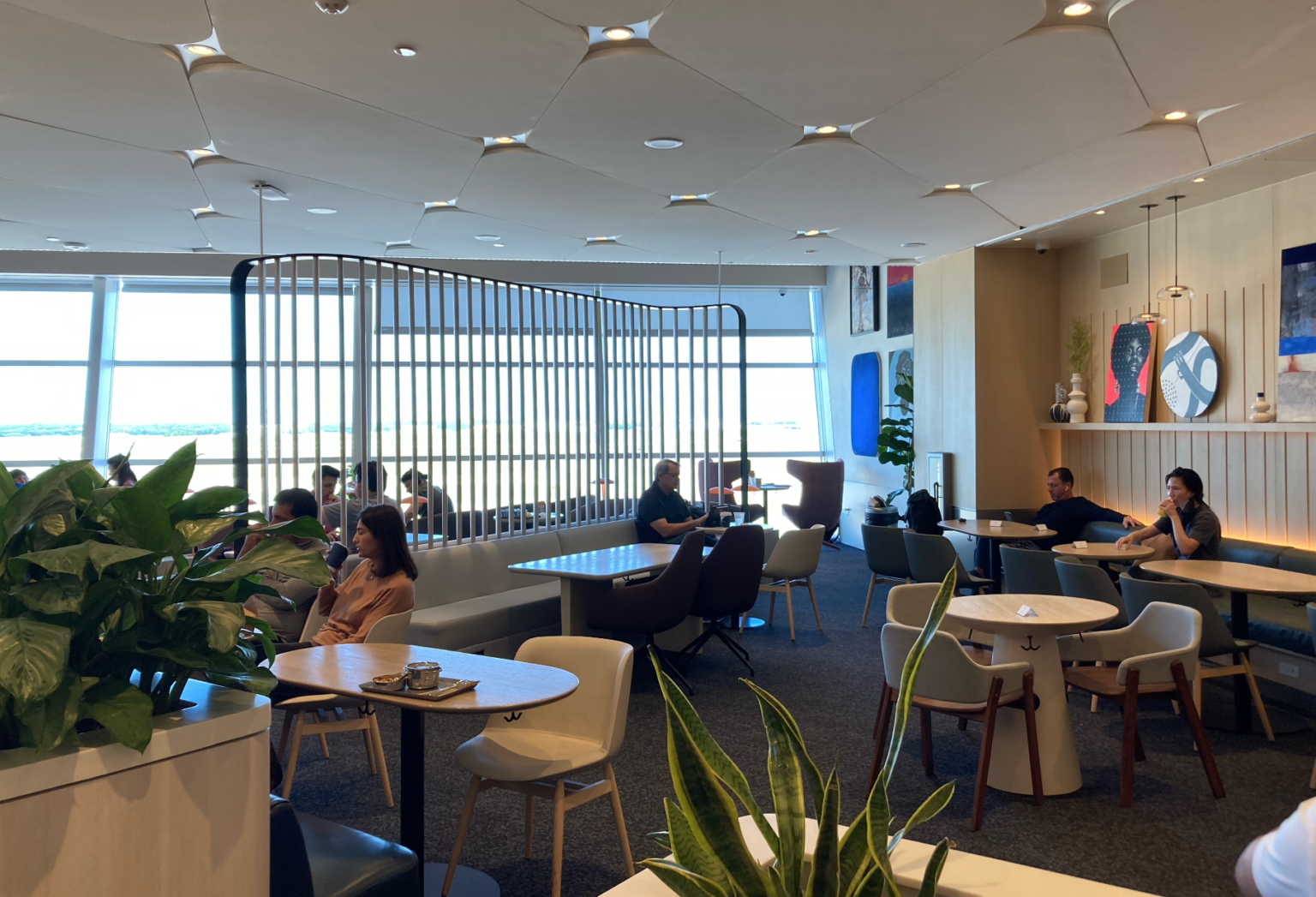 Lounge Review Capital One Lounge at DFW Points Miles & Martinis