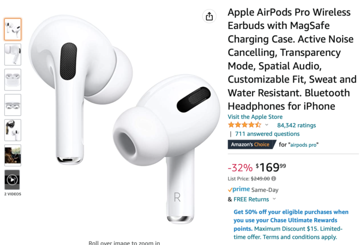 Amazon Sweet Deal Apple AirPods Pro